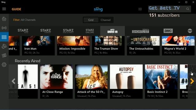 sling tv on windows 10 смотреть онлайн