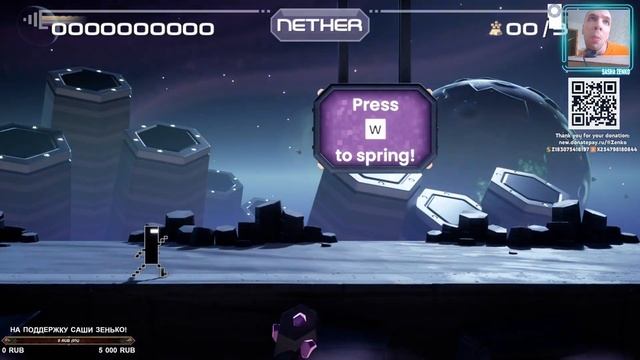 BIT.TRIP RERUNNER Gameplay (Chin & Mouse Only) смотреть онлайн