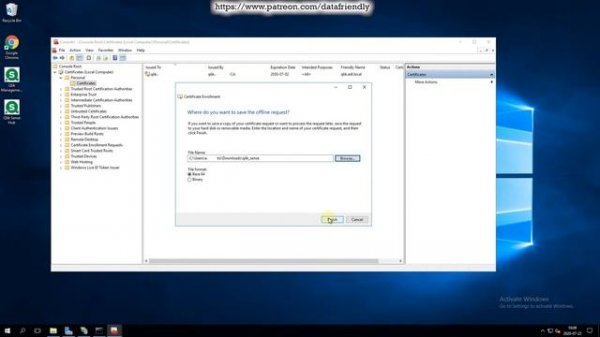 Installing SSL certificate on Qlik Sense server