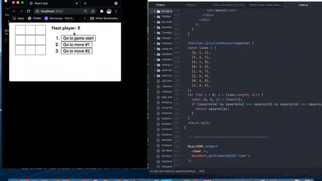 Tic Tac Toe REACT Demo смотреть онлайн