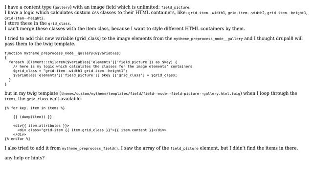 Drupal: pass custom variable for image field from preprocess node to twig смотреть онлайн