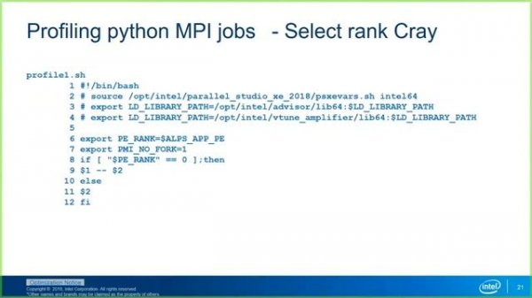 Profiling Python Workloads with Intel VTune Amplifier
