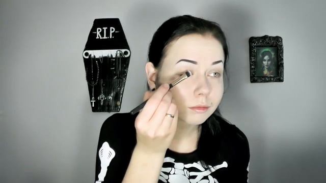 Повседневный готический макияж | Gothic Make-up Tutorial | Liderk