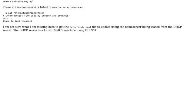 Unix & Linux: Dhclient not updating /etc/resolv.conf (2 Solutions!!) смотреть онлайн