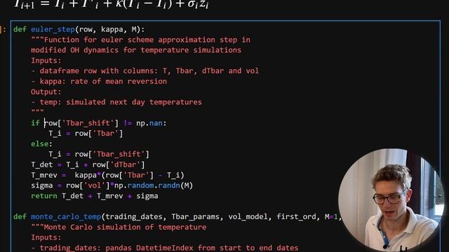 Monte Carlo Simulation of Temperature for Weather Derivative Pricing смотреть онлайн