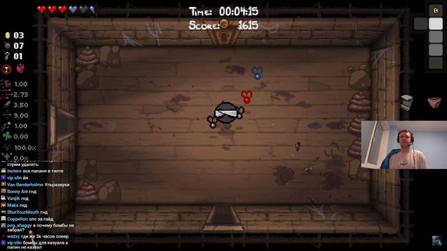 Папич играет в The Binding of Isaac! Челлендж непроходим! 50 смотреть онлайн