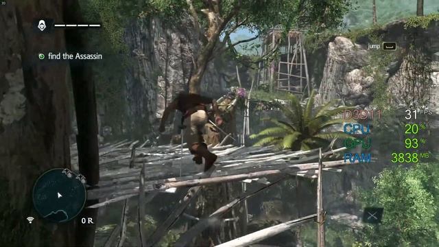 GeForce GT 1030 -- Intel Core i7-860 -- Assassin's Creed IV Black Flag FPS Test смотреть онлайн