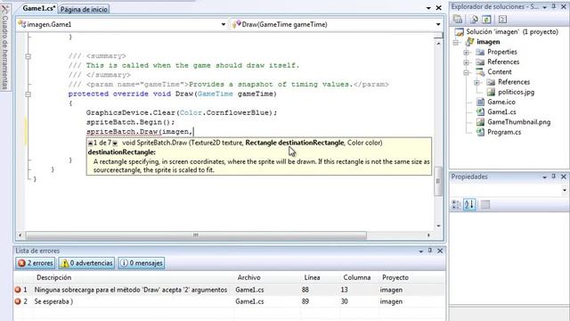 Tutorial XNA [C#] -- Agregar Imagen смотреть онлайн