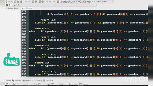 Tic Tac Game In C++ Oop With Complete Source Code | Link In Description And Comment Section