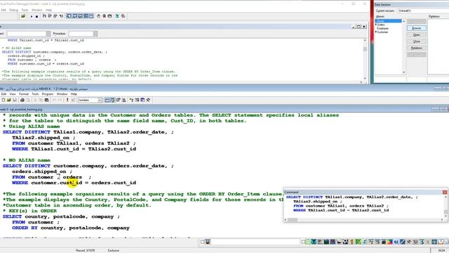 VFP SQL by example - Movie 04 - Select, Where, Distinct, Order, Alias, Export to Excel, Date Fi смотреть онлайн