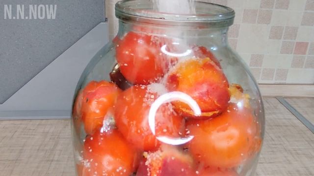 Помидоры НА ЗИМУ со сливами и чесноком! Без стерилизации! ✧Tomatoes with plums and garlic!✧SUBTITLE смотреть онлайн