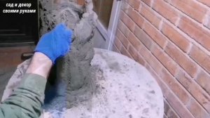 Не убиваемый большой цветочный горшок или напольная ваза Из цемента своими руками.