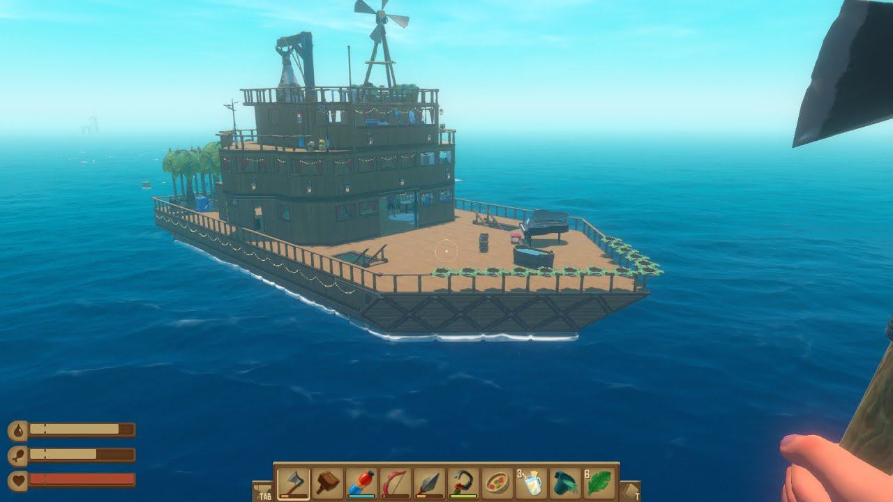 Raft - Финал! Эта песня хороша, выживай с начала 7. КООП выживание в РАФТ. Финальный босс смотреть онлайн