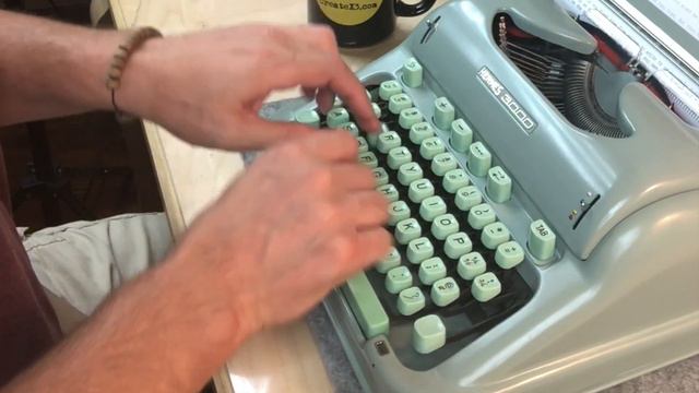 ASMR Typewriter Sound Effect 1965 Hermes 3000 for Meditation, Study, Deep Relaxation (no talking) смотреть онлайн