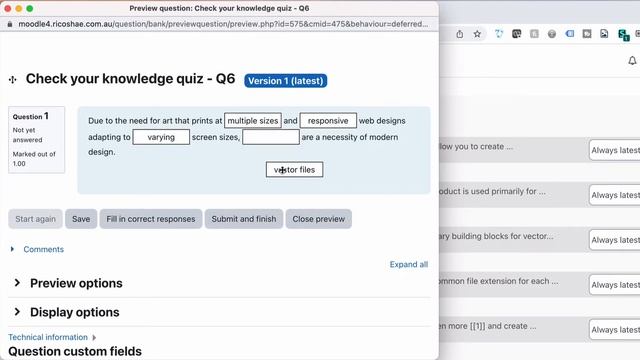 How to add interactivity to a quiz in MOODLE 4.0 - Drag and drop text question! смотреть онлайн