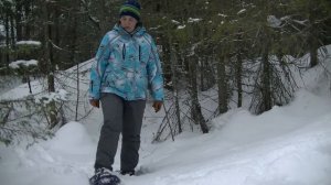 Как ходить на снегоступах.  Опыт новичка. Тест. #157