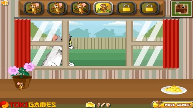 TOM AND JERRY GAMES - CHEESE WAR 2. Fun Tom and Jerry 2019 Games. Baby Games смотреть онлайн