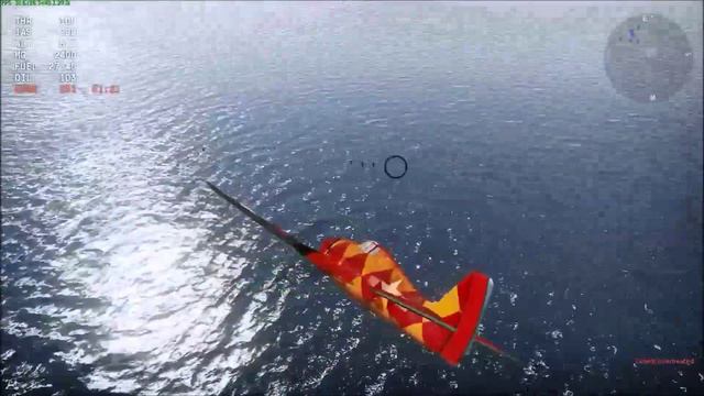 War Thunder Patch 1.43; the new F6F flight model... смотреть онлайн