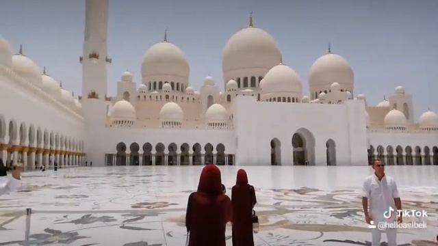 Мечеть в Абу Даби, Mosque in Abu Dhabi. Abu dabidagi masjid. смотреть онлайн