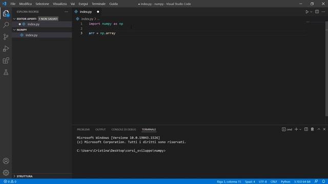 Introduzione a NumPy e installazione - NumPy Tutorial Italiano 01 смотреть онлайн