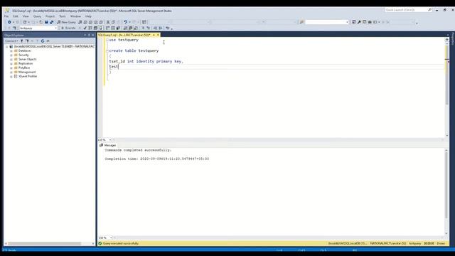 How to create database and tables in Sql Server Management Studio with Sql Query смотреть онлайн