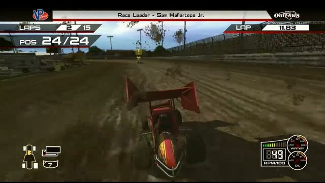 World of Outlaws Sprint Cars (Xbox360) Race1 смотреть онлайн