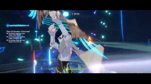 [Genshin Impact] Ganyu Speedrun - Spiral Abyss 12-3 First Half in 15 sec смотреть онлайн