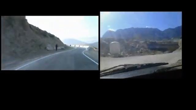 Дорога в Ашильта до и после ремонта смотреть онлайн