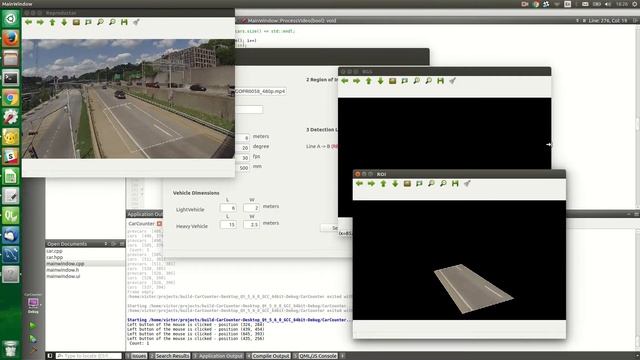 Carcounter OpenCV QT Linux смотреть онлайн