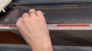 Снуд - ковбойка или манишка - уголок из пуха норки на двухфонтурной вязальной машине. Мастер класс