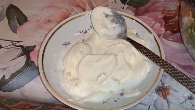 Придумала сама салат+замена майонезу. смотреть онлайн