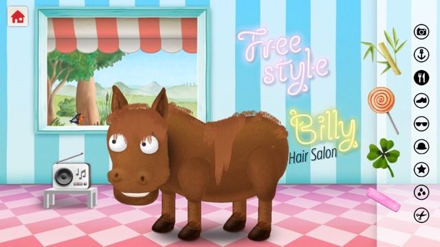 Стрижка для ЛОШАДКИ Весёлая игра для детей смотреть онлайн