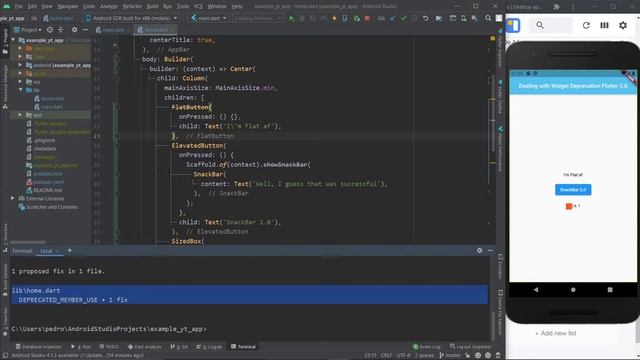 Testing How Flutter Fix Works (+ How to Update Deprecations) смотреть онлайн
