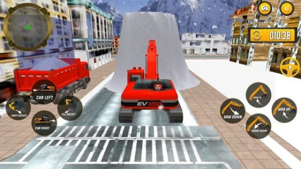 Real Heavy Snow Plow Truck Excavator Machine Games | New Construction Machine Game Android