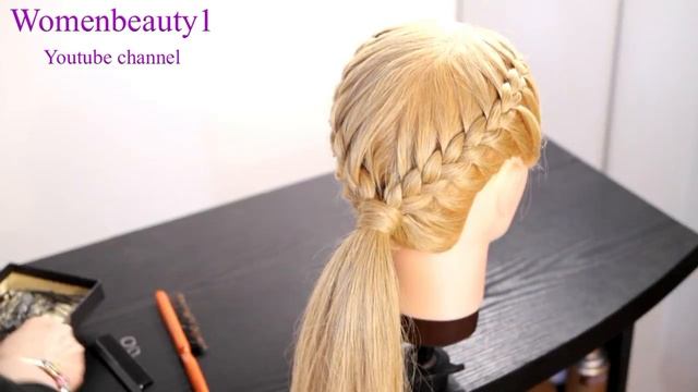 Braided updo. Hairstyles for long hair смотреть онлайн