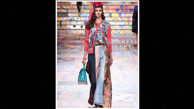 Пэчворк или Лоскутное шитье в одежде. Подборка идей для вдохновения. смотреть онлайн