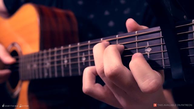 The Night We Met - Lord Huron | Fingerstyle Guitar Cover (Lesson in Description) смотреть онлайн