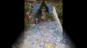 Удивительные дорожки на даче своими руками из пробок от пластиковых бутылок