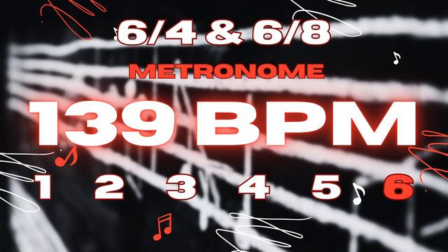 139 BPM - 6/4 & 6/8 Metronome смотреть онлайн