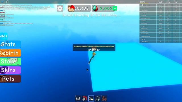СИМУЛЯТОР КАЧКА 3 ? ? ? БЕЛЫЙ ПОРТАЛ и ВОЗДУШНАЯ АРЕНА. Ребирс 2 ? Roblox Weight Lifting Simulator смотреть онлайн