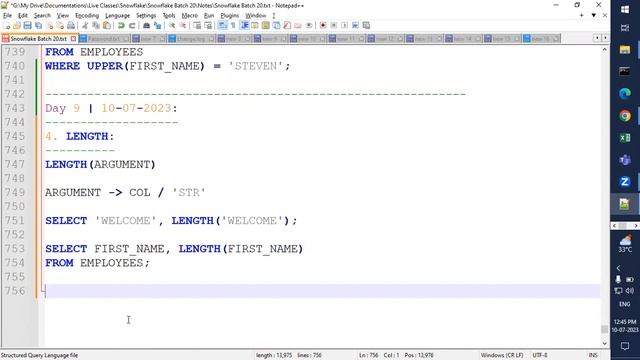 SQL: LENGTH Function смотреть онлайн