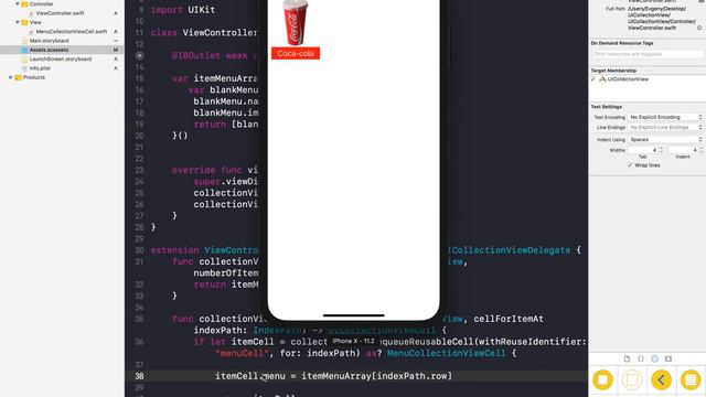 Swift C нуля: UIKit урок 27 - UICollectionView,Model,Clean MVC