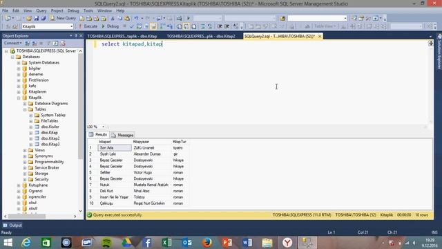 SQL Ders 28 Birleştirme İşlemleri / 1 Where ile Birleştirme смотреть онлайн