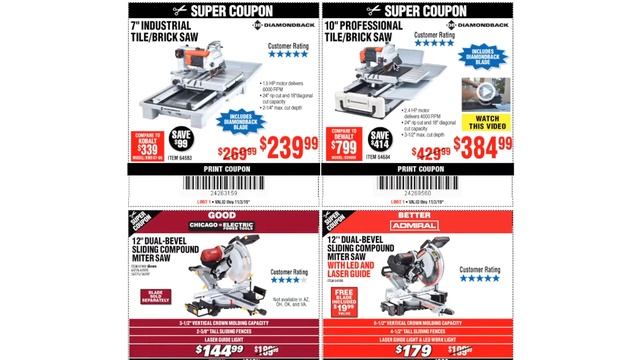 Save Up To 50% Job Site Tools||Harbor Freight смотреть онлайн