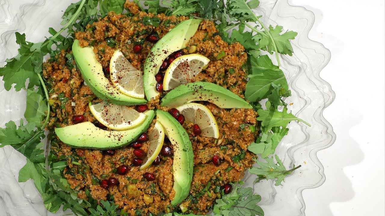 Вегетарианский Салат с Булгуром и Гранатом - Рецепт от Эгине - Heghineh смотреть онлайн