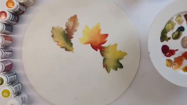 Autumn Leaves - Cocoa butter painting demo by Emily Hankins смотреть онлайн