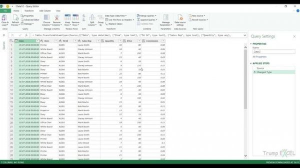 20 - Replace Values in Power Query in Excel