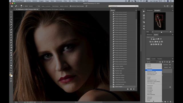 PHP Process / Separación de Frecuencias para Retrato de Moda y Editorial. смотреть онлайн