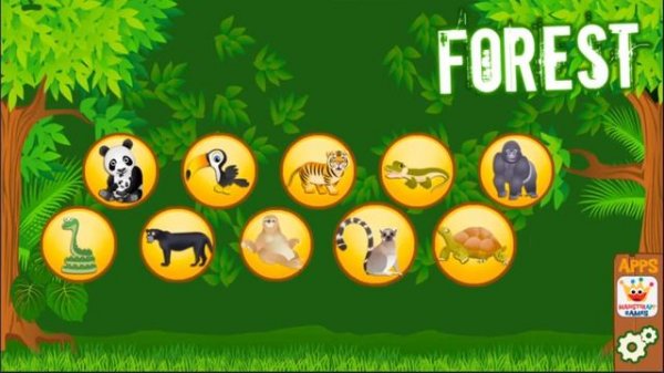 Forest - Kids Coloring Puzzles, Games for Toddlers - MagisterApp