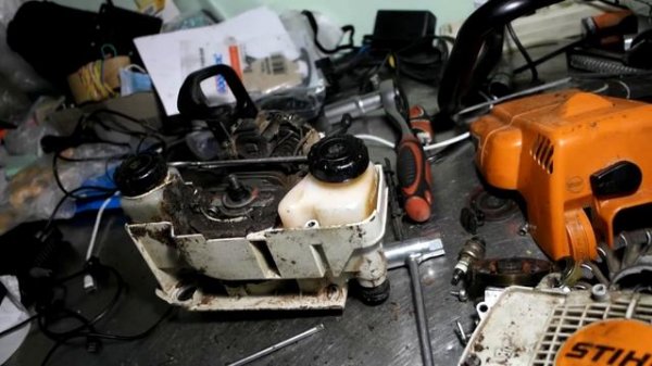 STIHL MS 180 ,Пропала мощность , куда делась компрессия?chainsaw stihl ms180